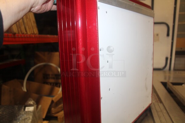 GREAT FIND! Lighted Pizza Menu Board.22x5x22.5. Working When Pulled!  - Image 5 of 5