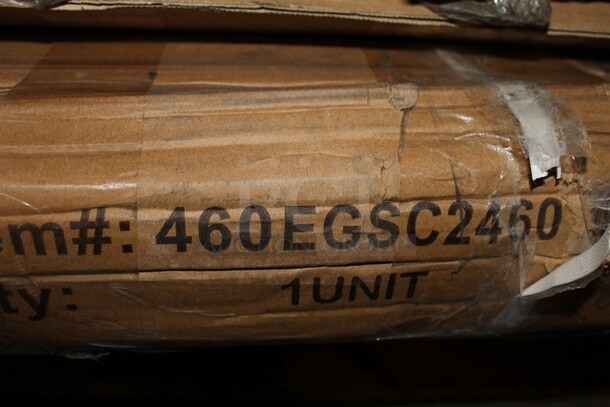 BRAND NEW SCRATCH AND DENT! Regency 460EGSC2460 NSF Green Wire Security Cage - 24" x 60" x 61" - Image 3 of 5