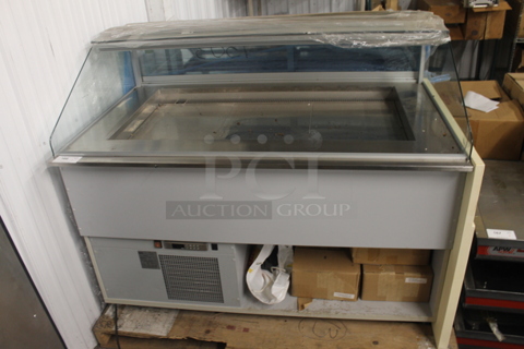 BRAND NEW SCRATCH AND DENT! Sifa DM TVF 150 VENT R404A Stailness Steel Commercial Deli Display Case Merchandiser. 220-240 Volts.