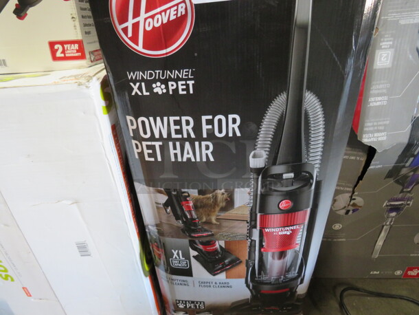 One Hoover Wind Tunnel Pet Power 4 Vacuum.