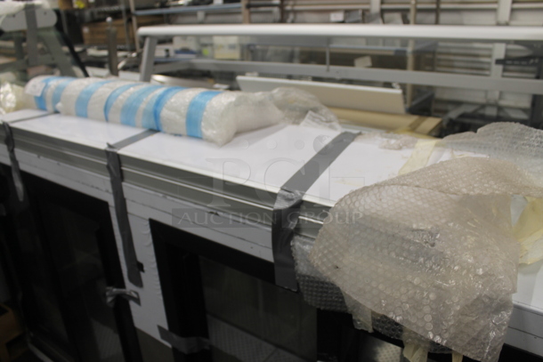 BRAND NEW SCRATCH AND DENT! Stainless Steel Commercial 4 Door Back Bar Cooler Merchandiser. Does Not Come w/ Remote Compressor - Image 4 of 9