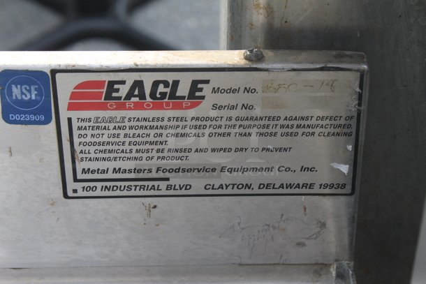 Stainless Steel Commercial 3 Bay Bar Sink w/ Dual Drain Boards, Faucet and Handles. Bays 10x14. Drain Boards 12.5x16.5 - Image 2 of 4