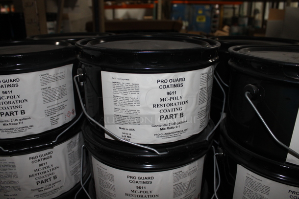 ALL ONE MONEY! PALLET LOT of Various Items Including Poly Buckets of MC Poly Restoration Coating White Part B and 2 Metal Barrels of Trilene. BUYER MUST REMOVE. - Image 5 of 6
