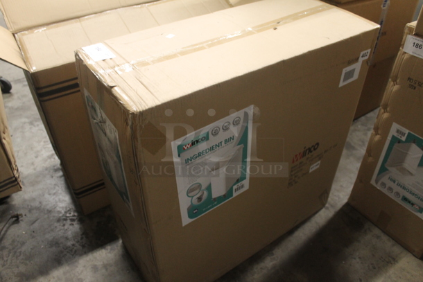 BRAND NEW IN BOX! Winco IB-21 White Poly Ingredient Bin. - Image 3 of 5