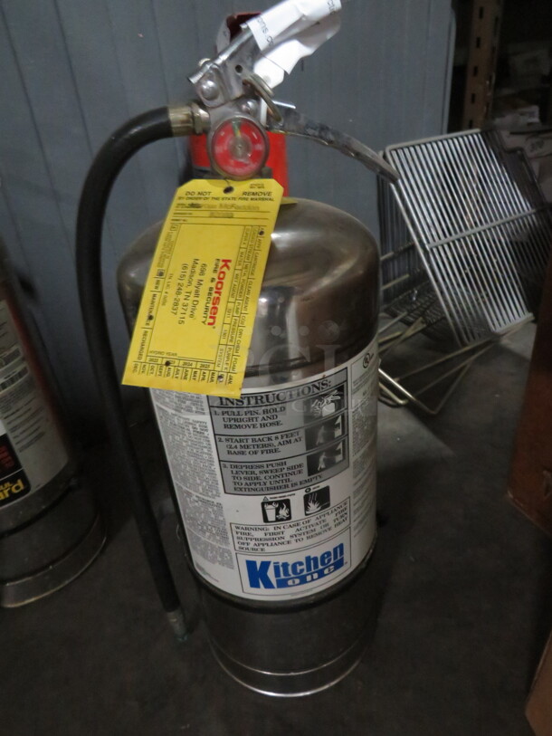 One Kitchen One Fire Extinguisher. NO SHIPPING! - Image 1 of 2