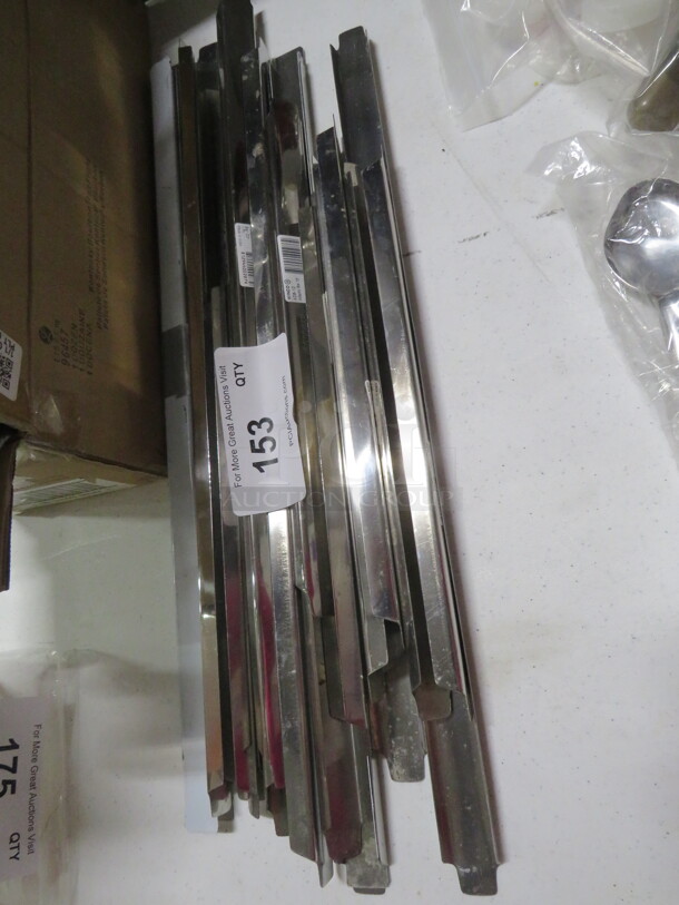 One Lot Of NEW Stainless Steel Prep Table Dividers.