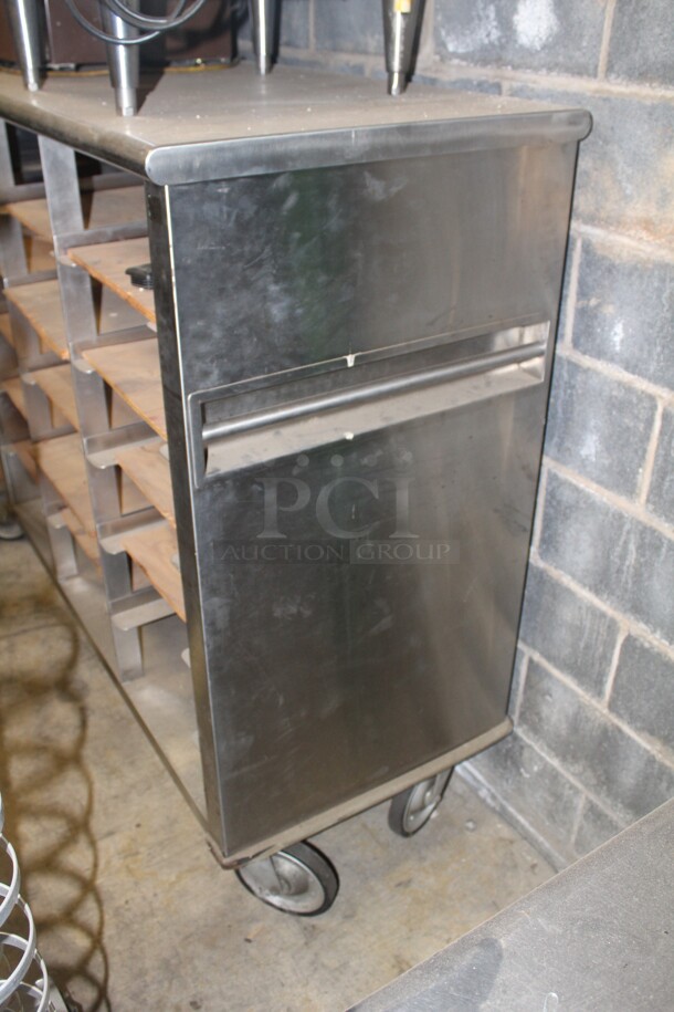 GREAT FIND! Like New Commerical Pan Cabinet On Casters. 56X26X56. Cabinet Only!  - Image 2 of 3
