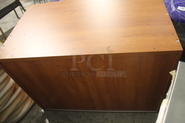 Wood Pattern 2 Door Cabinet. - Image 6 of 8