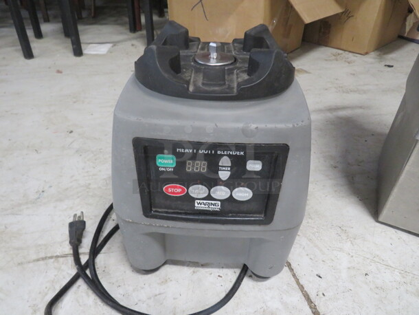 One Waring Commercial Blender Base. Model# CB15T. 115 Volt. 