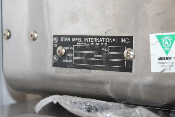 Star HPDE2 Stainless Steel Commercial Countertop Topping Warmer Dispenser. 120 Volts, 1 Phase. Tested and Working! - Image 5 of 6