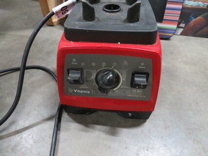 One Vitamix Base. #VM0158. 120 Volt. 