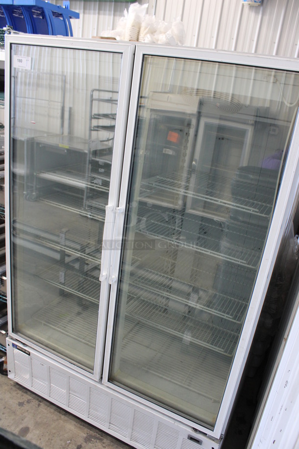 Master-Bilt Model BLG-48HD Metal Commercial 2 Door Reach In Freezer Merchandiser w/ Poly Coated Racks. 208/230 Volts, 1 Phase. 52x34x79 - Image 2 of 6