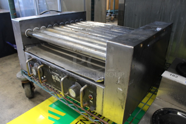 Star Stainless Steel Commercial Countertop Hot Dog Roller. 23x19x11. Tested and Gets Hot But Front Rollers Do Not Spin - Image 3 of 5
