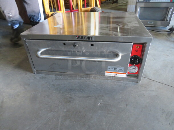 One WORKING Vulcan 1 Drawer Warmer. Model# VW1S. 120 Volt. 27.5X26X11. $1925.00 - Image 1 of 3