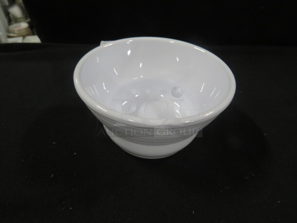 NEW 8oz GET White Melamine Bowl. 11XBID - Image 1 of 2