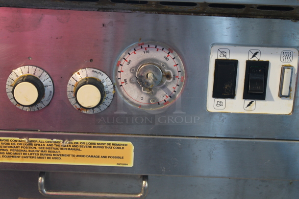 Frymaster FM145EBLSC Filter Magic II Stainless Steel Commercial Natural Gas Powered Single Bay Deep Fat Fryer w/ Dumping Station. 122,000 BTU. - Image 4 of 12