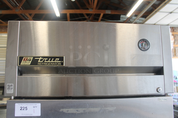 2014 True TG1R-1S ENERGY STAR Stainless Steel Commercial Single Door Reach In Cooler w/ Poly Coated Racks. 115 Volts, 1 Phase. Tested and Working! - Image 4 of 6