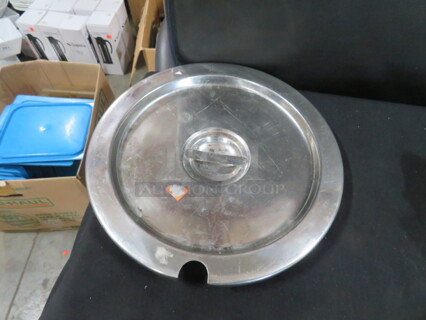 11.5 Inch Round Stainless Steel Lid. 3XBID