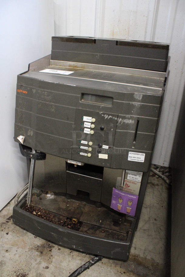 Schaerer Model Ambiente Stainless Steel Commercial Countertop Coffee Espresso Machine w/ Steam Wand. Missing Drip Tray Grate. 210 Volts. 17x21x24 - Image 2 of 6