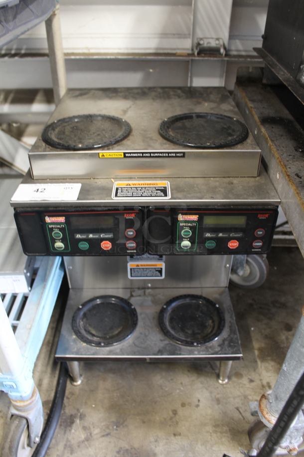 2015 Bunn AXIOM 2/2 TWIN Stainless Steel Commercial Countertop 4 Burner Coffee Machine. 120/208-240 Volts, 1 Phase. - Image 1 of 5