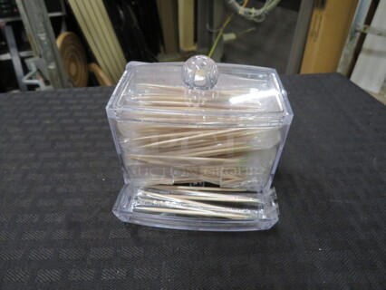 One NEW Mini Toothpick Holder.