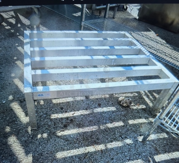 One Aluminum Dunnage Rack. 36X30X12 - Image 1 of 1