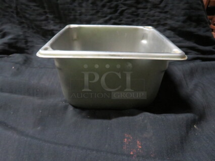 One 1/6 Size 4 Inch Deep  Hotel Pan With Lid.
