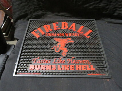 One Fireball Bar Mat.