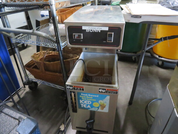 One Bunn Tea Brewer With Satellite. 9.5X8.5X29.5 - Image 1 of 2