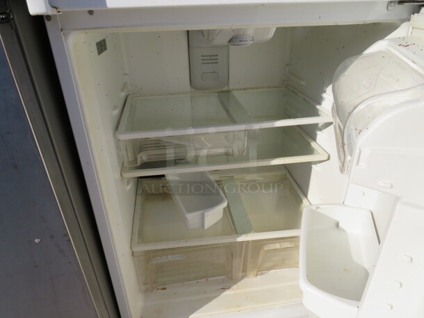 One Maytag Refrigerator/Freezer. 115 Volt. Model# HM1TXEGMYW01. 33X30X65 - Image 2 of 2