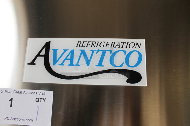 BRAND NEW! Avantco 178A19RHC Stainless Steel Commercial Single Door Reach In Cooler on Commercial Casters. 115 Volts, 1 Phase. Tested and Working! - Image 5 of 10