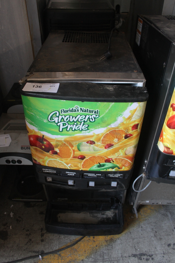 2012 Bunn JDF-4S Metal Commercial Countertop Beverage / Juice Dispenser. 120 Volts, 1 Phase. Tested and Working! - Image 1 of 5