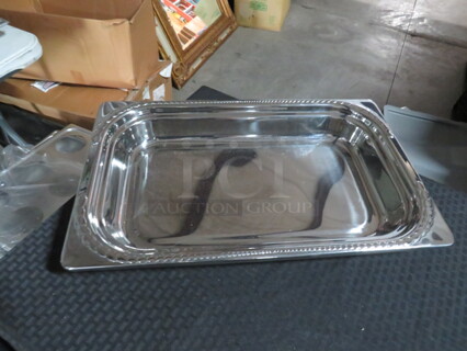 One NEW Vollrath Miramar Full Size  2.5 Inch Deep Decorative Stainless Steel Food Pan. #8230410. #138.99.