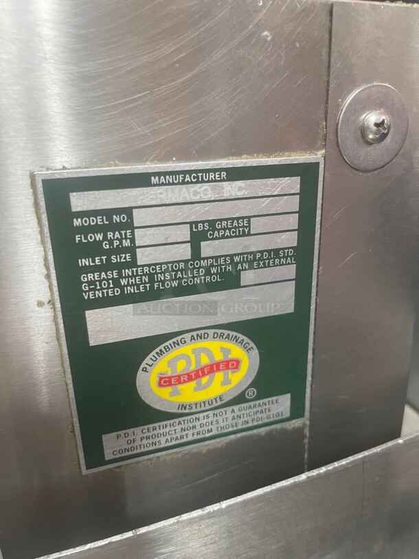 Working! Thermaco Big Dipper W-200-IS Automatic Commercial Grease Removal Device with Advanced Odor Protection 115 Volt NSF Tested and Working!  - Image 5 of 11