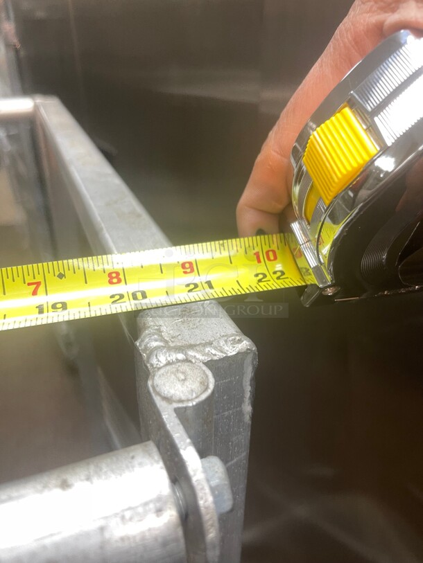 Lockwood Intermediate Height 11 Pan Removable Runner Commercial Rack On Caster RR57-11 NSF Great for Restaurant  - Image 7 of 9