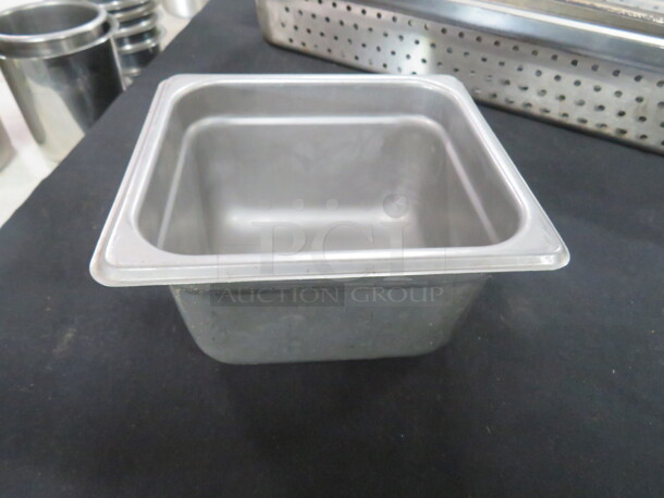 One 1/6 Size 4 Inch Deep  Hotel Pan.  - Image 1 of 1