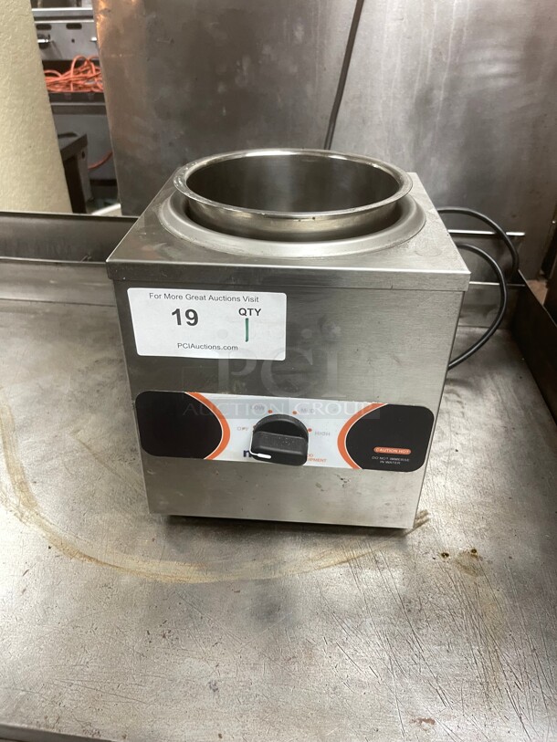 New! Nemco 6110A 4 qt Countertop Soup Warmer w/ Thermostatic Controls, 350 Watts 120v NSF Tested and Working! - Image 2 of 8