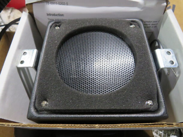 One NEW 4 Inch Drive thru Speaker. #78-6911-5202-5