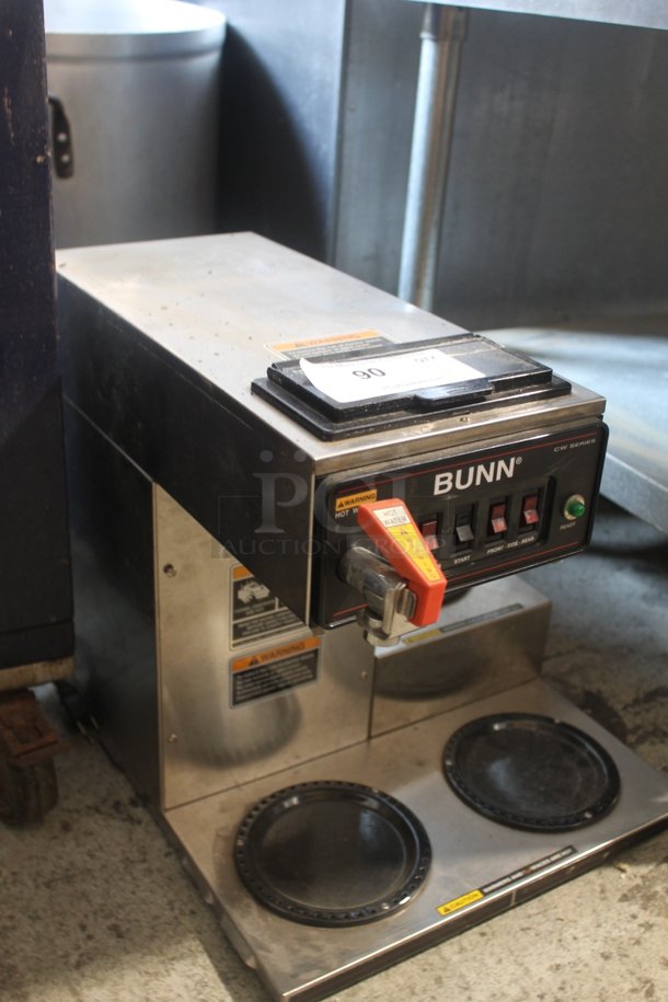 Bunn CWTF15 Commercial Stainless Steel Electric Countertop Coffee Maker With 3 Warming Stations. 120V, 1 Phase. - Image 2 of 5