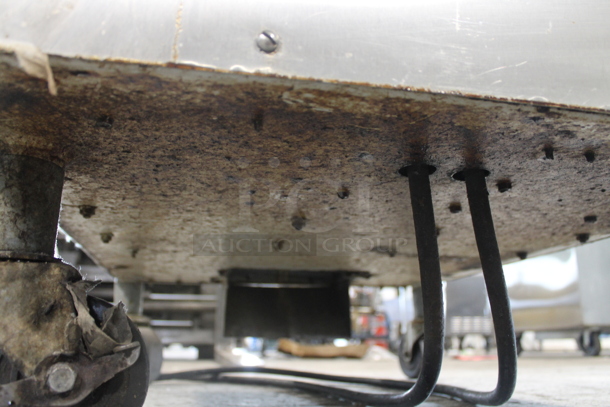 Taylor 342D-27 Stainless Steel Commercial Floor Style Air Cooled 2 Flavor Frozen Beverage Machine w/ Drink Mixer Attachment on Commercial Casters. 208-230 Volts, 1 Phase. - Image 5 of 12