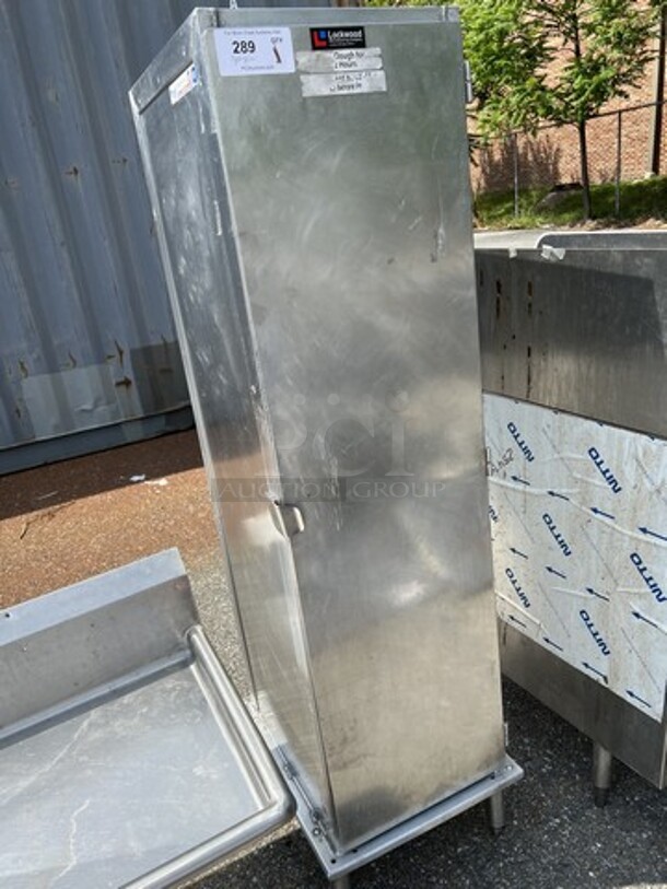 Lockwood Metal Enclosed Pan Rack. 18x22x62 - Image 2 of 3