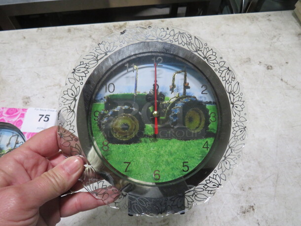One NEW  Tractor Clock.