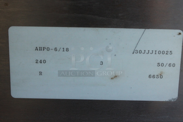 Duke AHPO-6/18 Stainless Steel Commercial Electric Powered Oven Proofer on Commercial Casters. 240 Volts, 3 Phase. - Image 6 of 6
