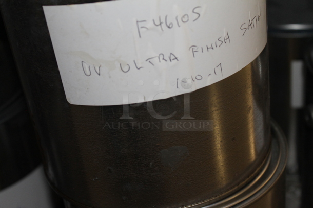 Gray Metal Shelving Unit w/ Contents Including Chemicals. BUYER MUST REMOVE. - Image 9 of 9