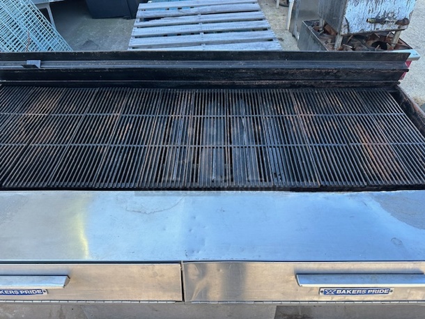WOW!!!! !One Bakers Pride Natural Gas Grill On Casters.  - Image 2 of 3