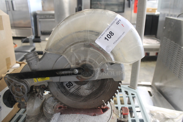 Metal Countertop 10" Compound Miter Saw w/ Laser Guide. - Image 4 of 6