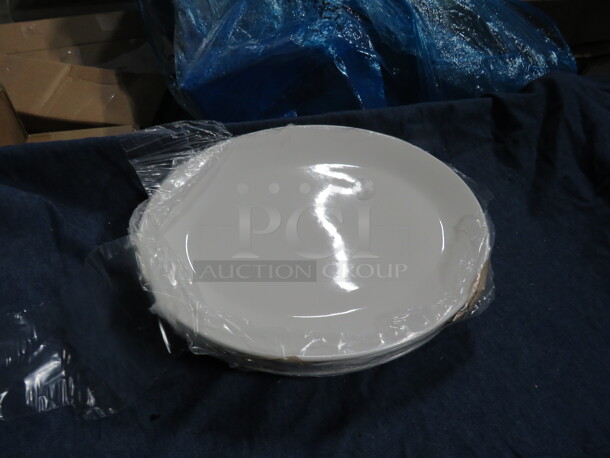 NEW 13 Inch Monaco White Oval Platter. 6XBID - Image 1 of 1
