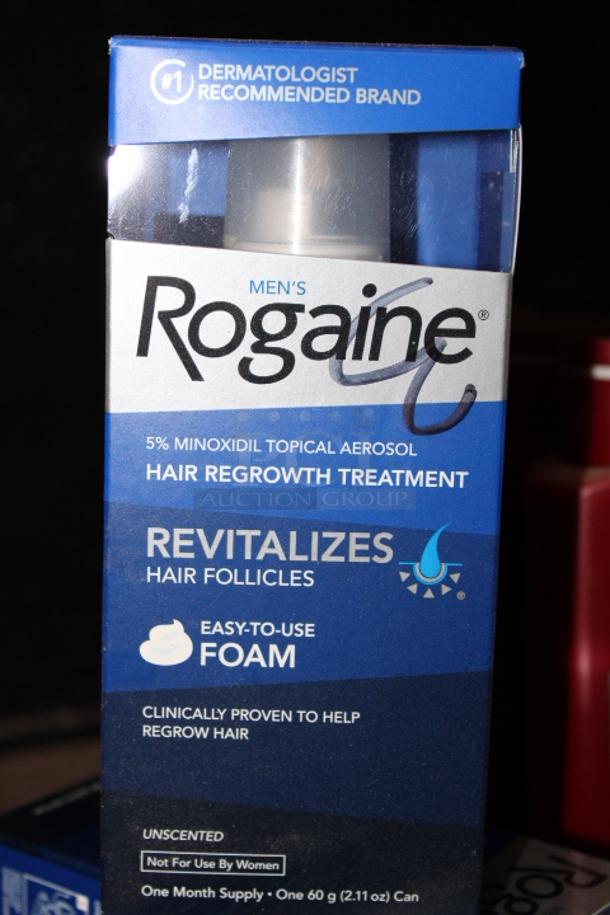 Men's Rogaine 1-month supply of Extra Strength 5% Minoxidil Topical Solution For Hair Growth. 3x Your Bid