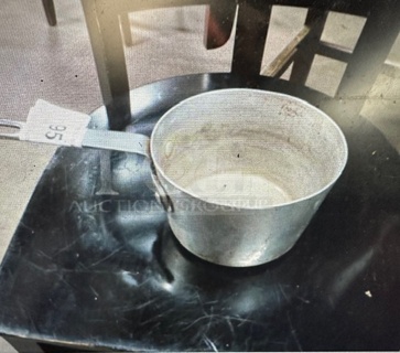 One Aluminum Sauce Pan.