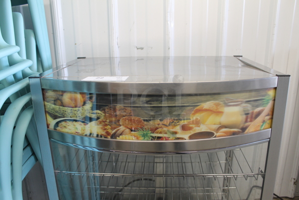 RTR-137L Stainless Steel Commercial Countertop Heated Display Case Merchandiser. 110-120 Volts, 1 Phase. Tested and Working! - Image 3 of 7